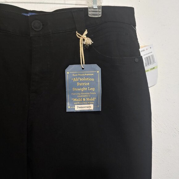 Democracy Ab Solution Patriot Straight Black Plus Size 18W - Picture 2 of 6